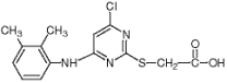 TCI-[4-氯-6-(2,3-茬胺基)-2-嘧啶硫代]乙酸,99.0%(LC&T)
