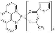 TCI-(1,10-菲咯啉)三[4,4,4-三氟-1-(2-噻吩基)-1,3-丁二酮]铕(III),98.0%(T)